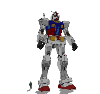 精细机器人机甲模型 高达 (28)